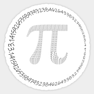 Happy Pi Day Sticker, Pi Day Sticker, Math Teacher Sticker, Math Teacher Gift, Math Lover Sticker Sticker